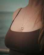 The Gummy Ring Pendant | Mixed Metal