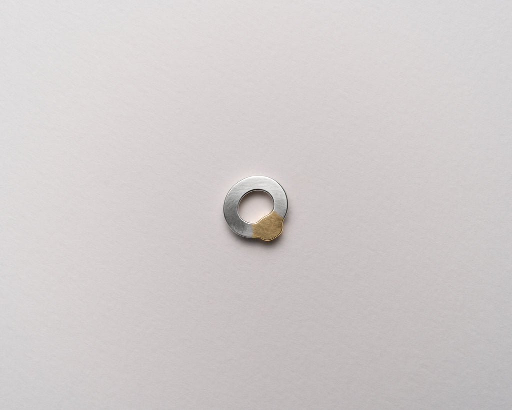 The Gummy Ring Pendant | Mixed Metal