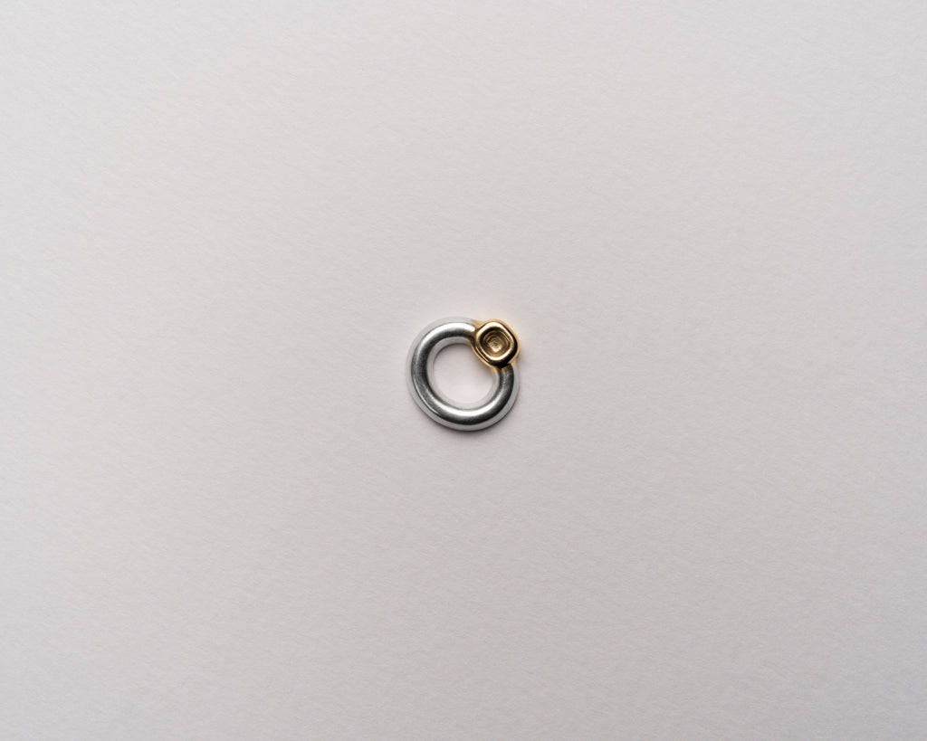 The Gummy Ring Pendant | Mixed Metal