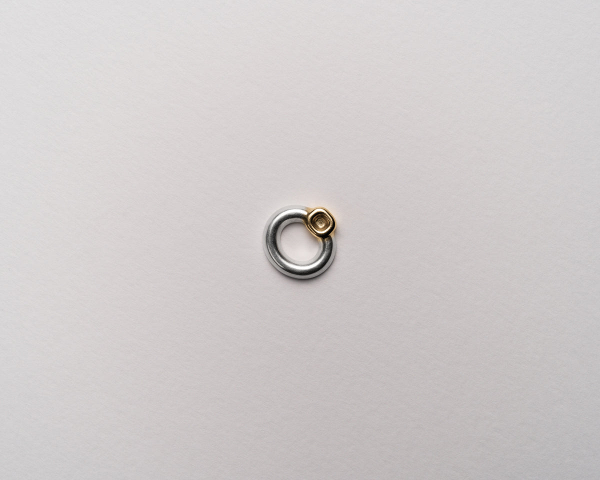 The Gummy Ring Pendant | Mixed Metal