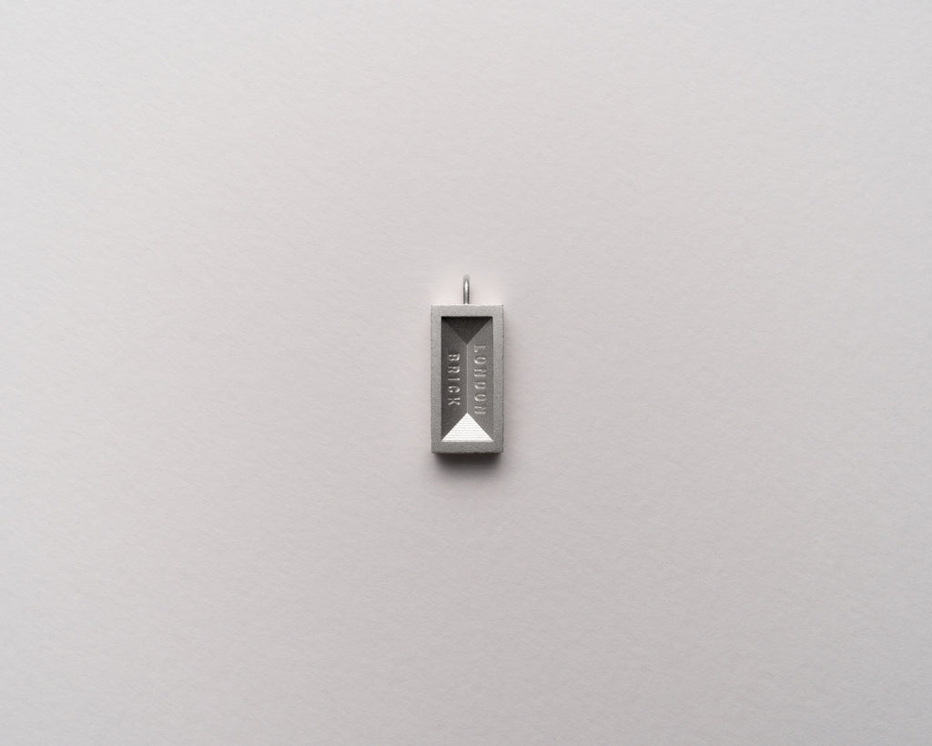 The London Brick Pendant | 925 Sterling Silver