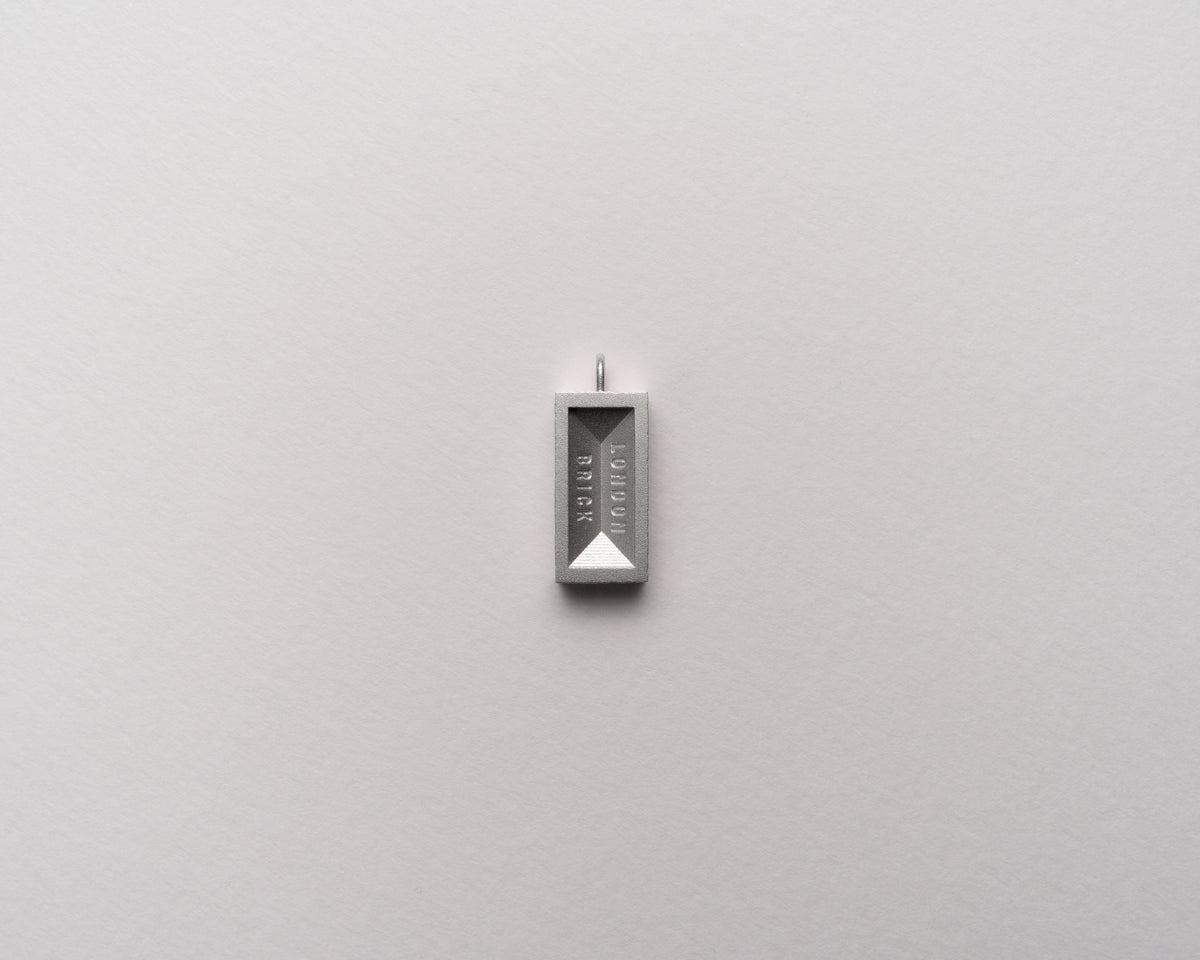 The London Brick Pendant | 925 Sterling Silver