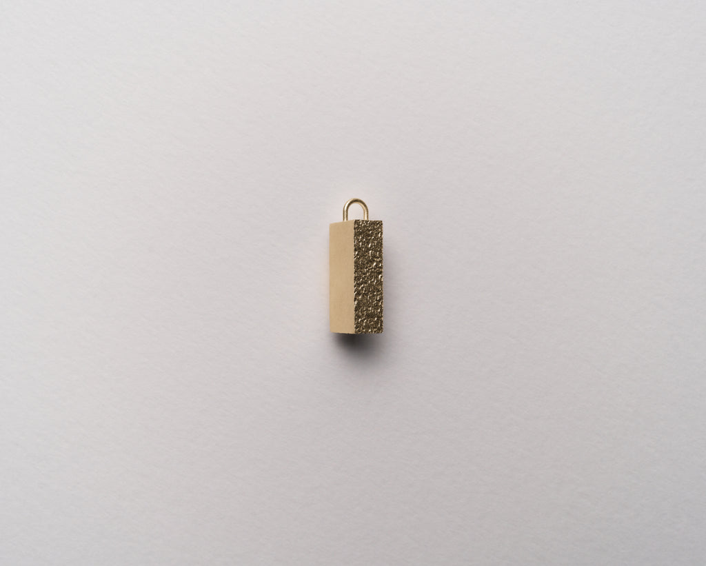 The London Brick Pendant | 9ct Yellow Gold