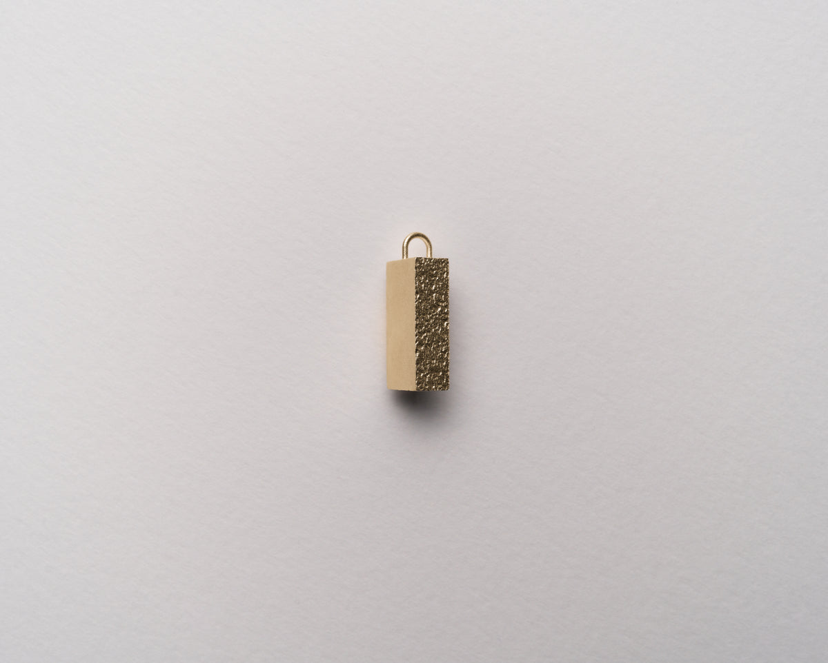 The London Brick Pendant | 9ct Yellow Gold